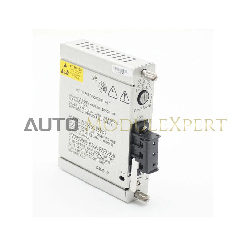 Power Supply I/O Module 125840-01 Bently Nevada 3500/15