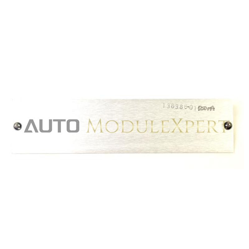 Bently Nevada 136386-01 Blank Filler Panel