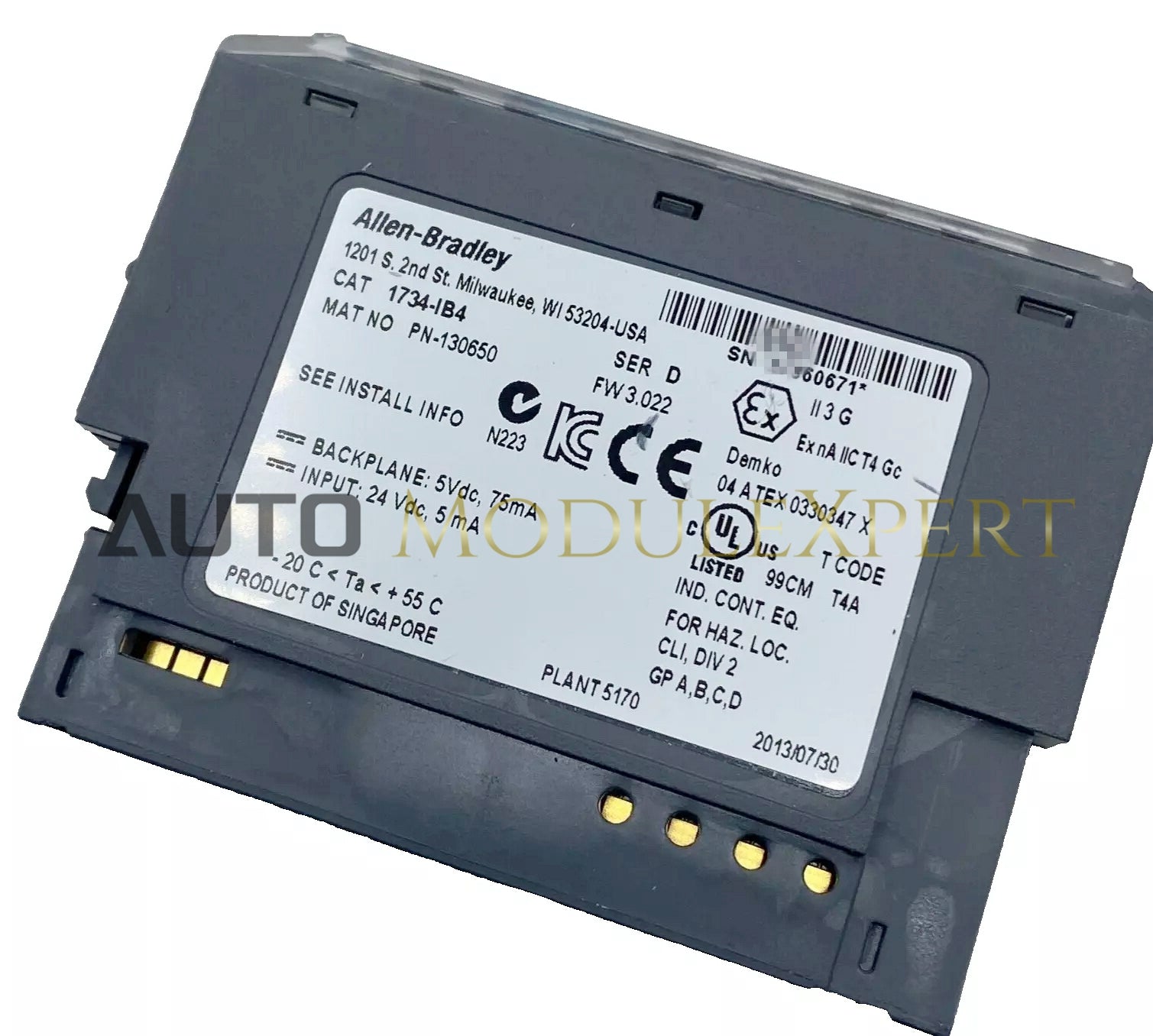 1734-IB4 Allen-Bradley Digital DC Sinking Input Module