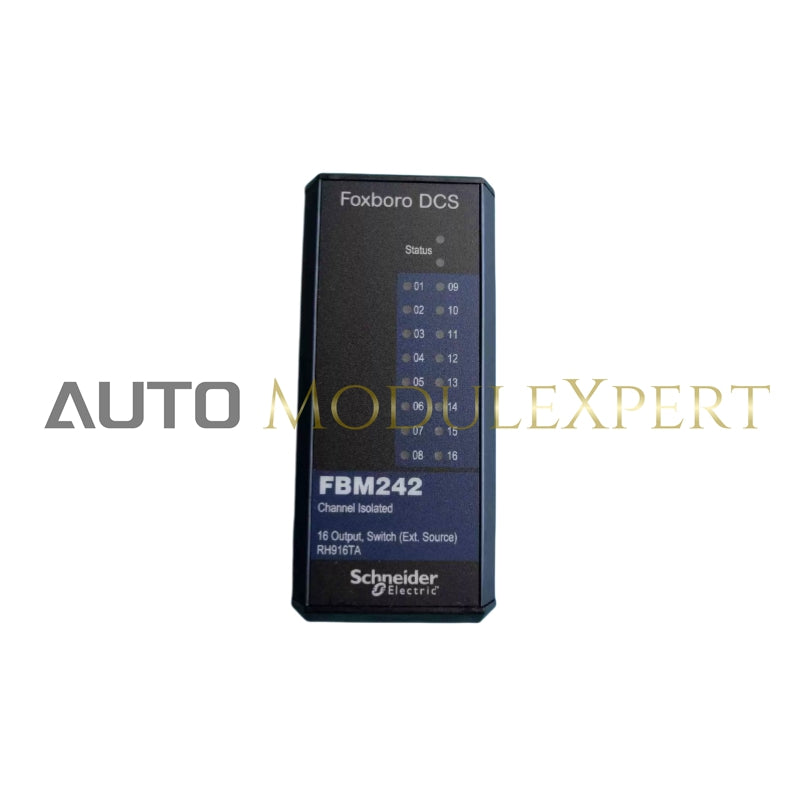 وحدة مكون واجهة إخراج منفصل بـ 16 قناة FOXBORO FBM242 RH916TA