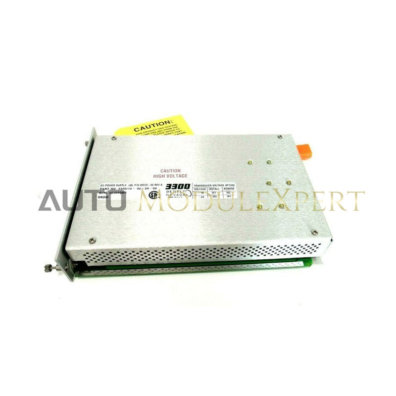 Bently Nevada 3300/14 Power Supply model 3300/14-02-20-00.
