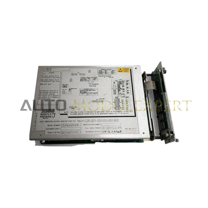 Dual Vibration Monitor Bently Nevada 3300/16