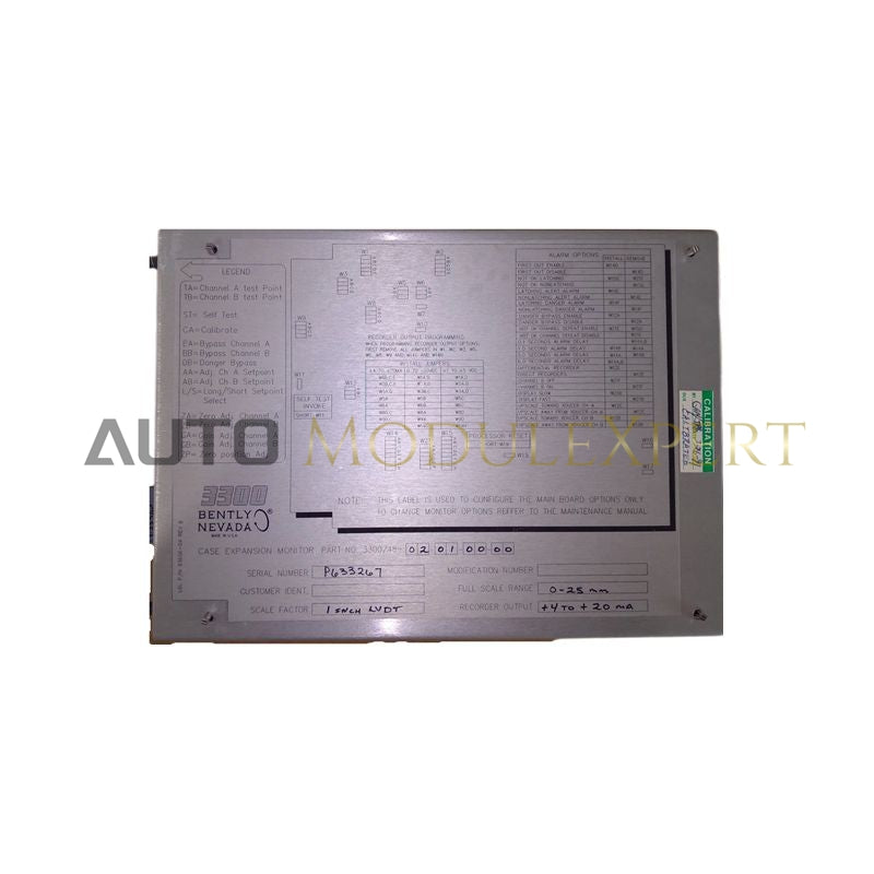 3300/48-02-01-00-00 Case Expansion MonitorBently Nevada