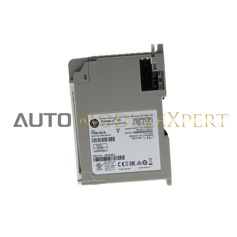 وحدة الإدخال/الإخراج الرقمية DC من نوع Allen-Bradley 1769-IQ16 CompactLogix