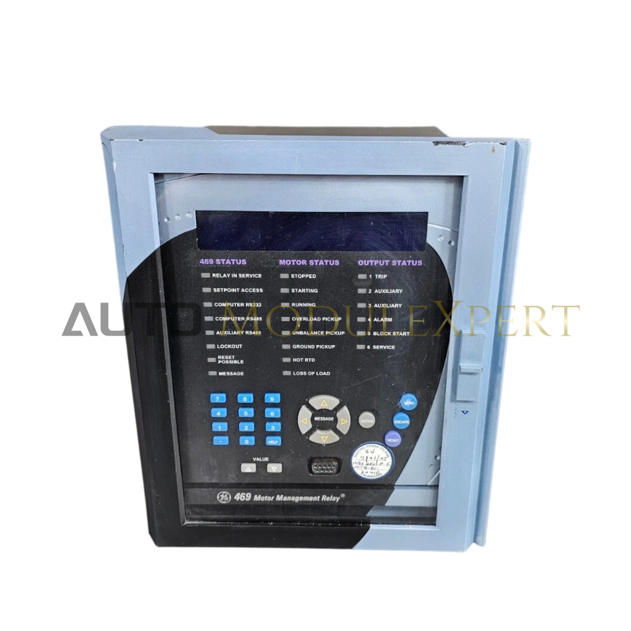 GE Multilin 469-P1-HI-A20-E motora vadības relejs