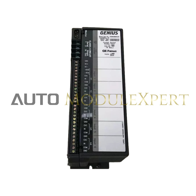 GE FANUC IC660BBA026 Blok Input Analog Sumber Arus DC 24/48 Volt