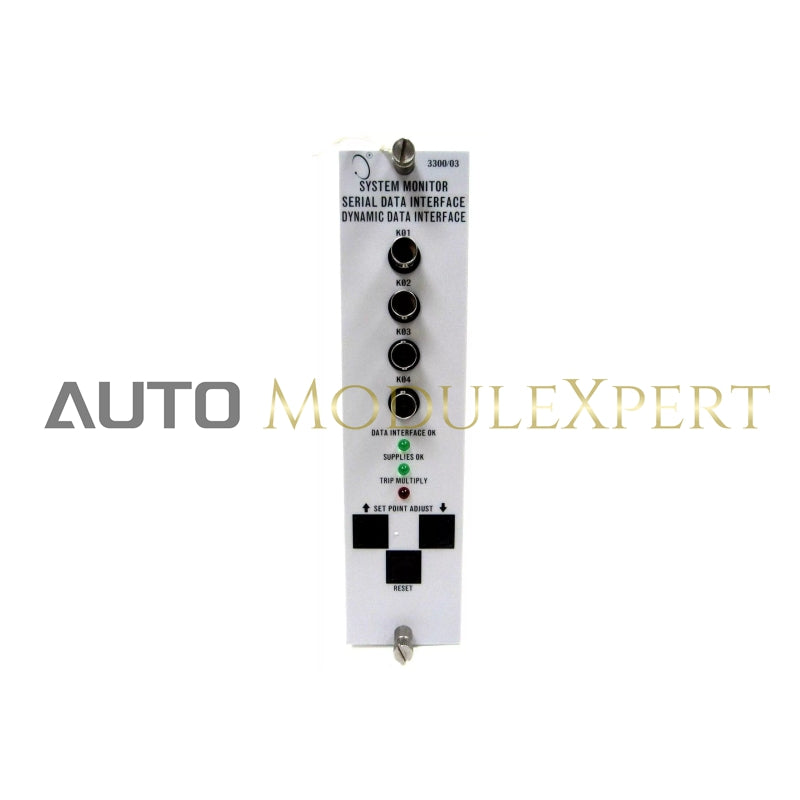 BENTLY NEVADA 3300/03-03-00 Monitor Sistem