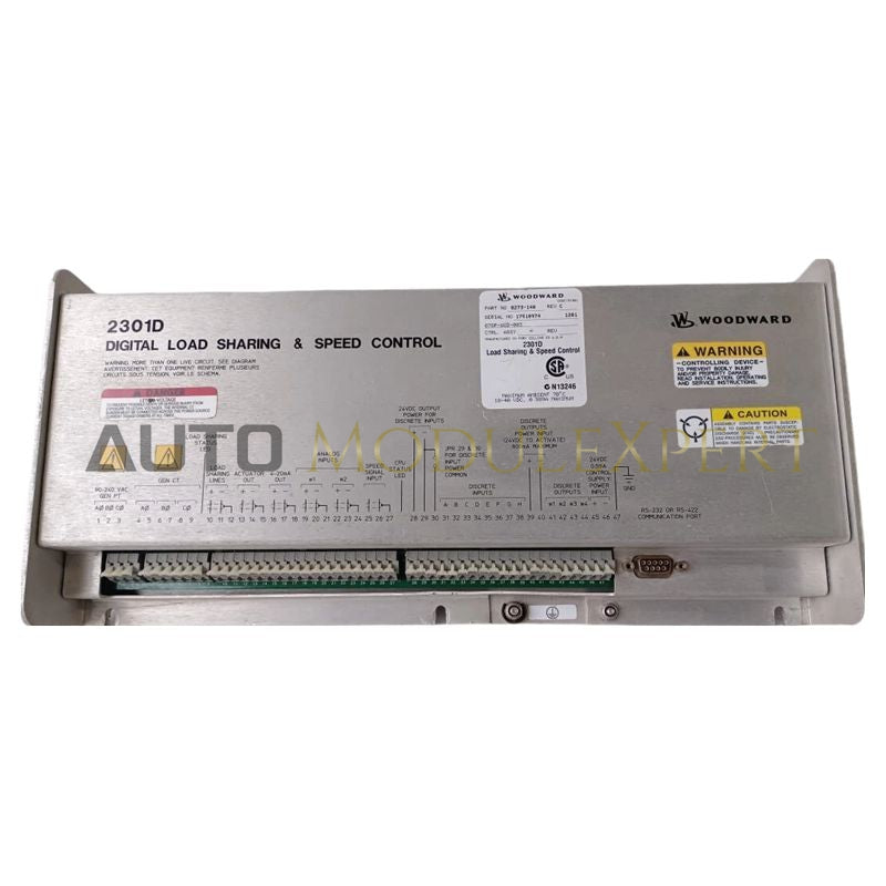 8273-140 by Woodward 2301D Speed Control Module