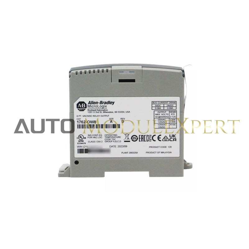 وحدة إخراج مرحل 8 نقاط MicroLogix 1762-OW8 من Allen-Bradley