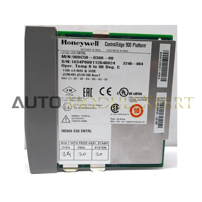900C50-0360-00 Honeywell HC900 C50 Control ControlEdge 900 Platform