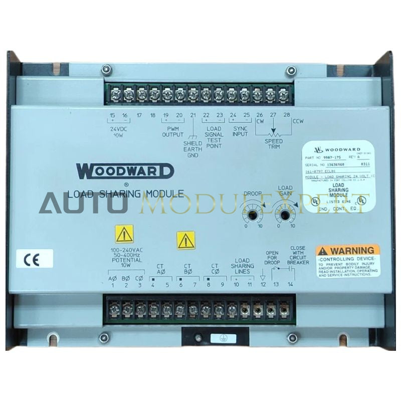 PLC Module 9907-175A Woodward for Industrial Control Systems