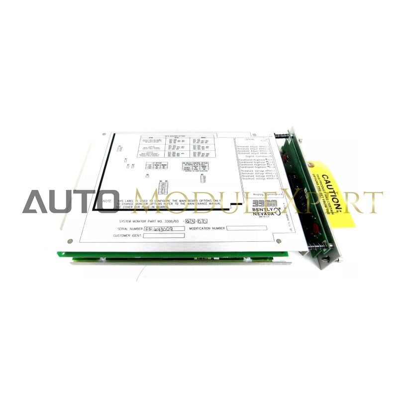 BENTLY NEVADA 3300/03-03-00 Monitor Sistem