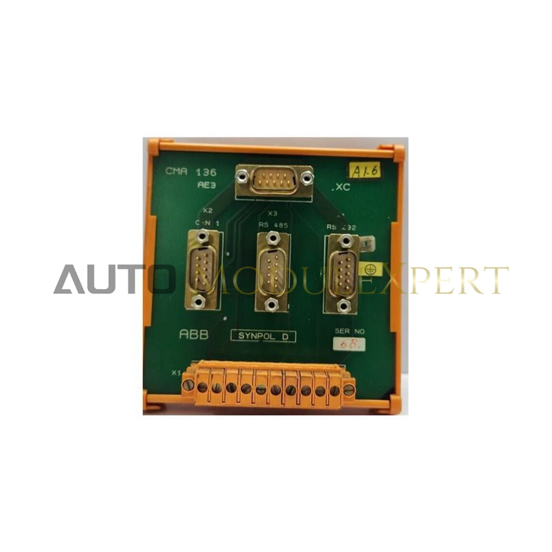3DDE300416 ABB CMA136 SYNPOL D Terminal Board