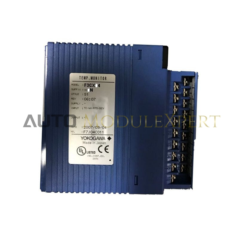 F3CX04-0N RTD/TC Input Module for Yokogawa PLC Systems