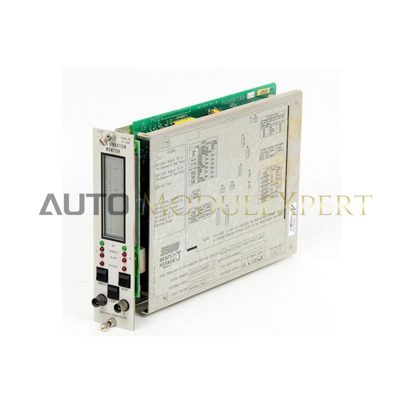 Bently Nevada 3300/16-XX-01-03-00-00-02 XY/Gap Dual Vibration Monitor