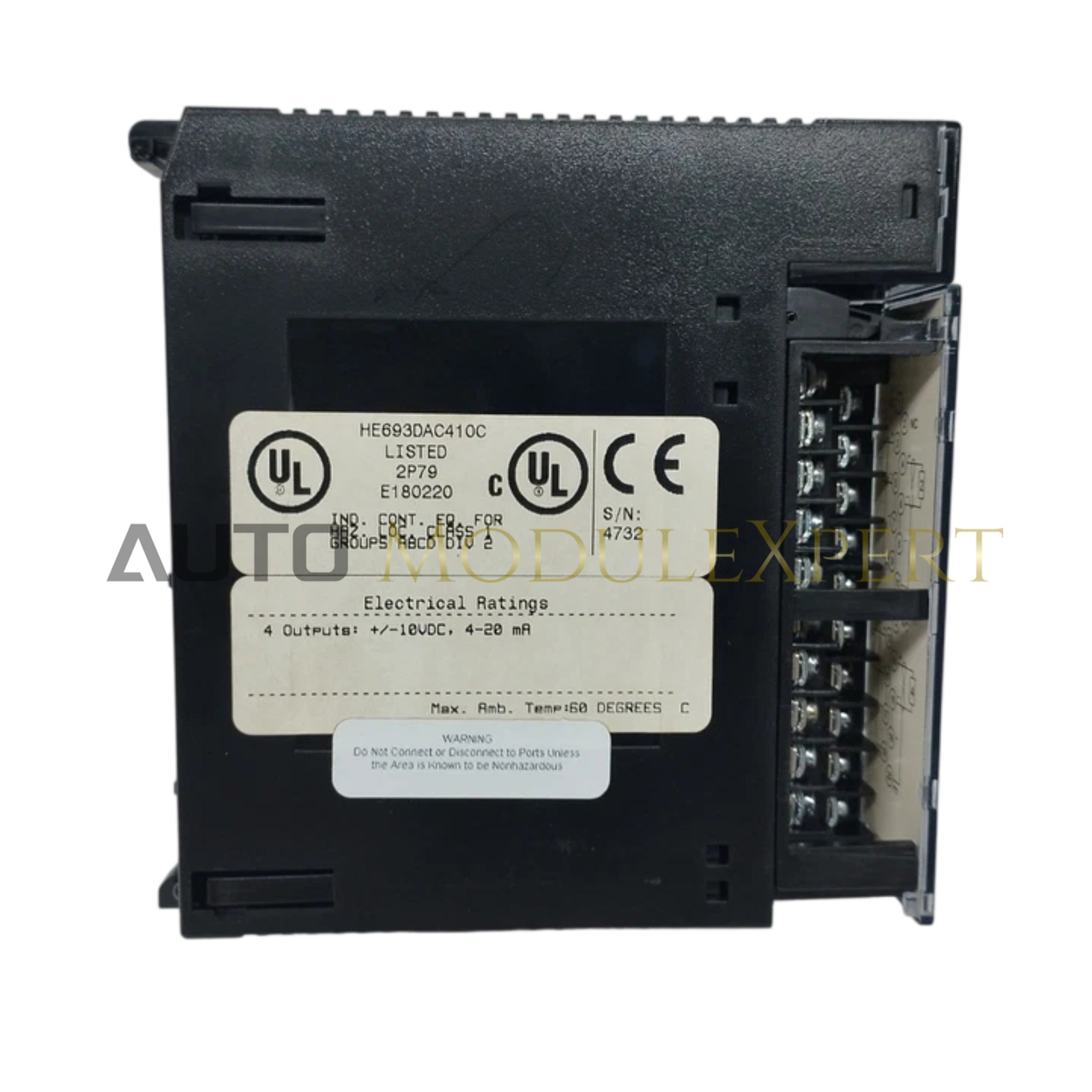 GE HE693DAC410 Series 90-30 Analog Output Module