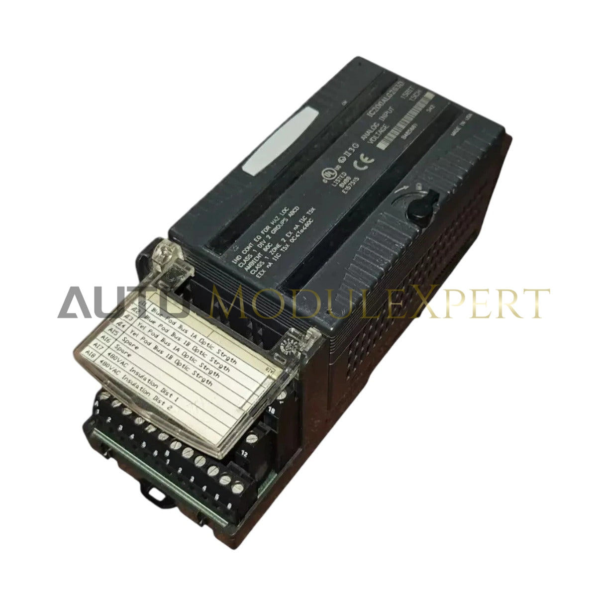 GE IC200ALG263D โมดูลอินพุตอนาล็อก