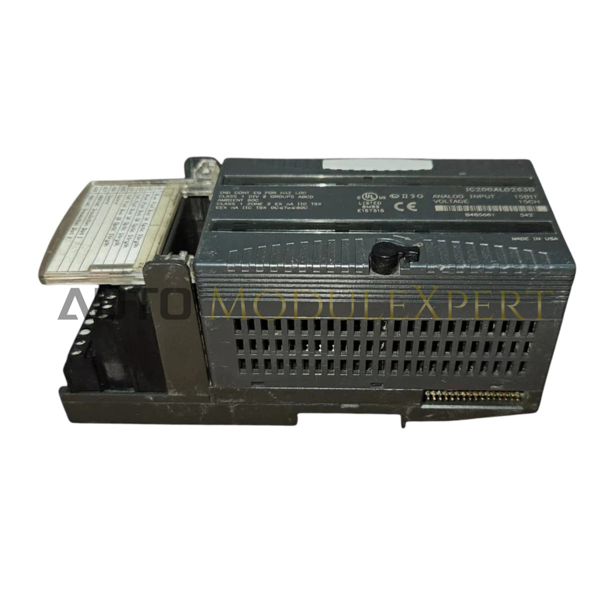GE IC200ALG263D โมดูลอินพุตอนาล็อก