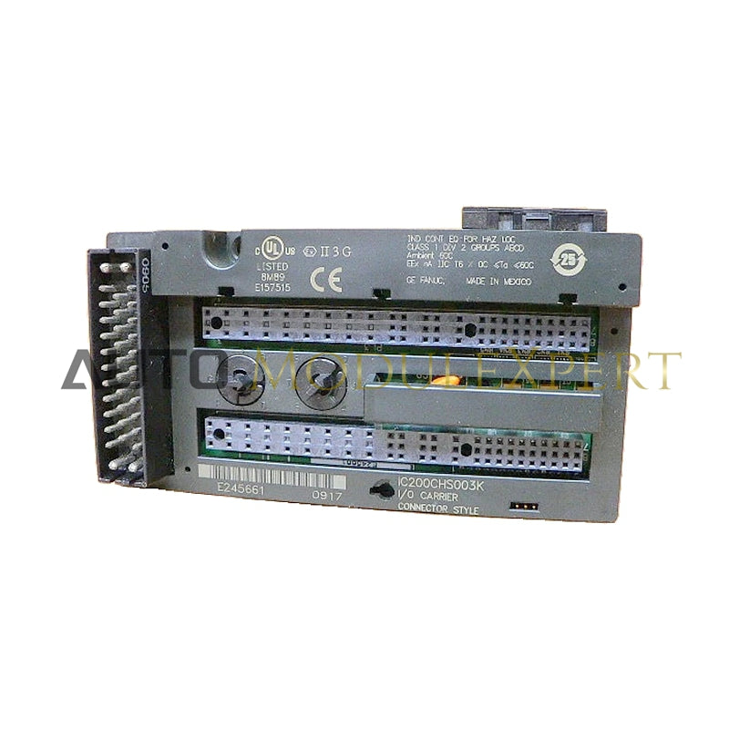 GE Fanuc IC200CHS003K Connector-Style I/O Carrier