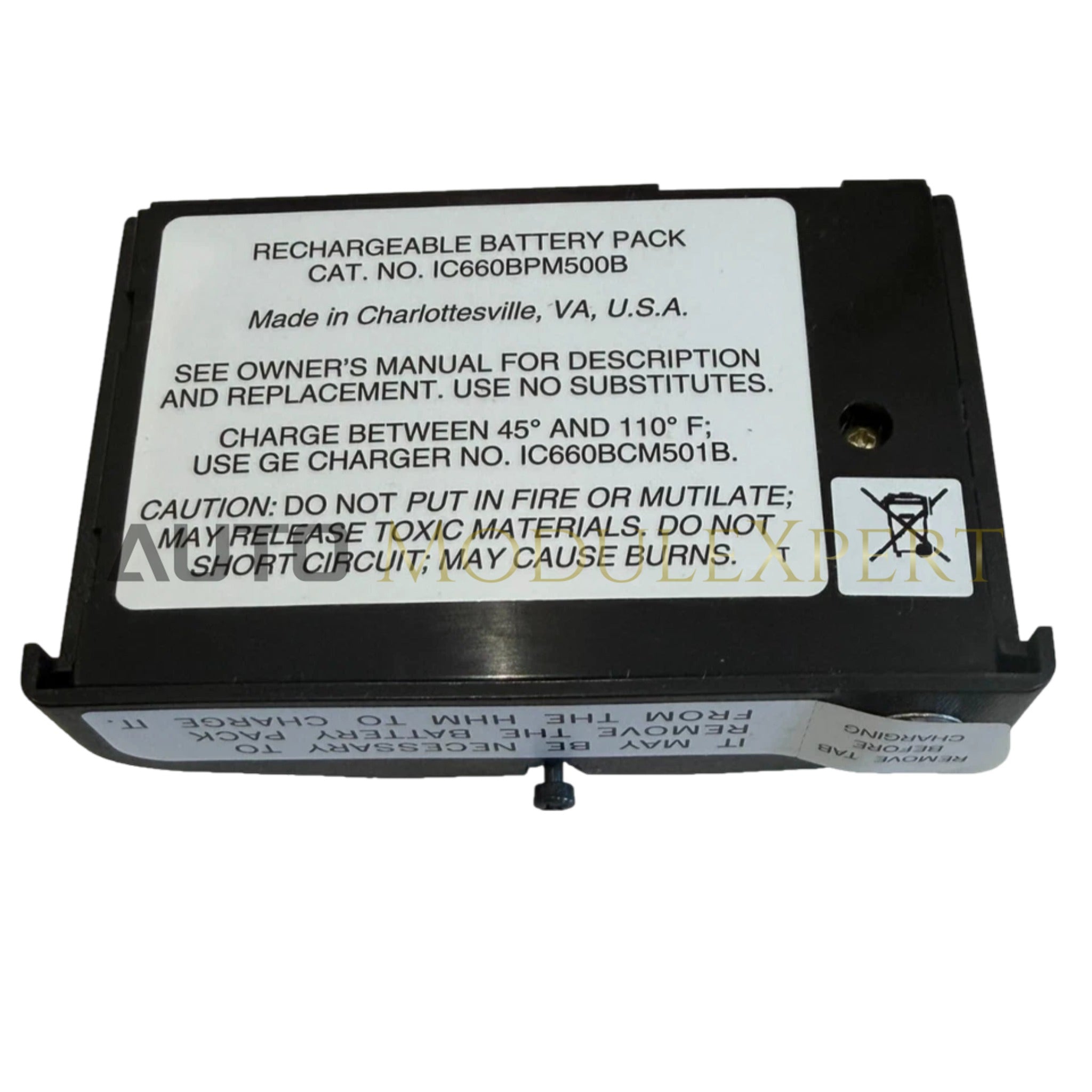 حزمة بطارية المراقب GE FANUC IC660BPM500
