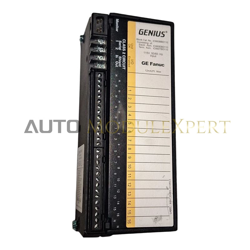 GE IC660EBD110P1 16-Channel Discrete Input Module