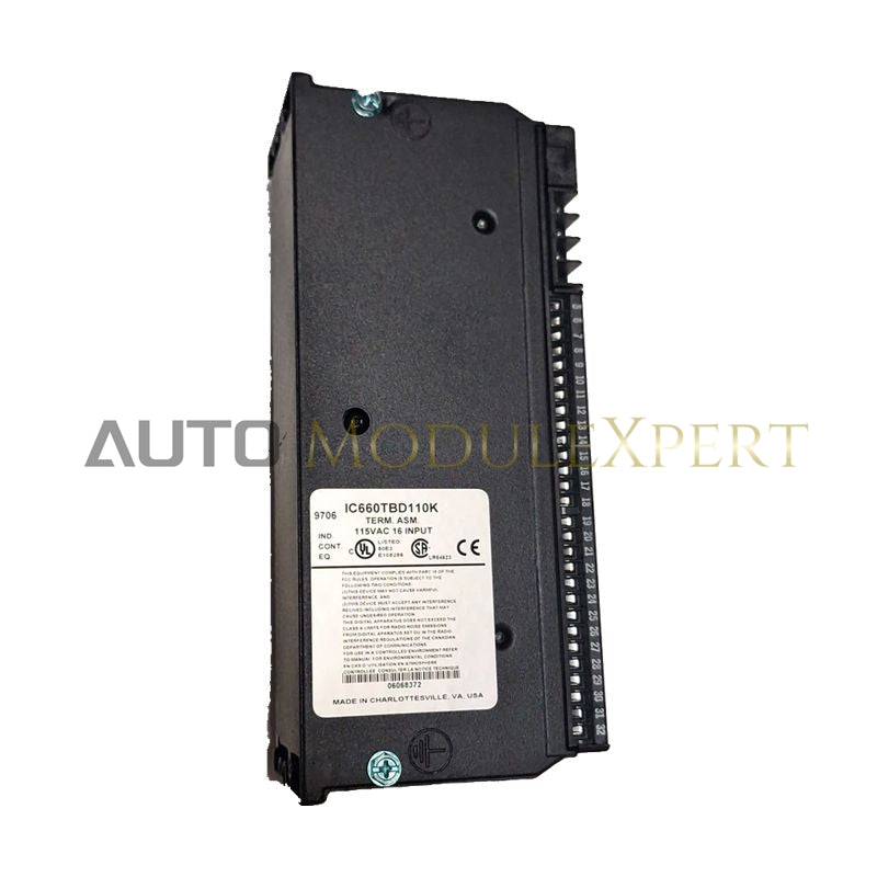 GE IC660EBD110P1 16-Channel Discrete Input Module