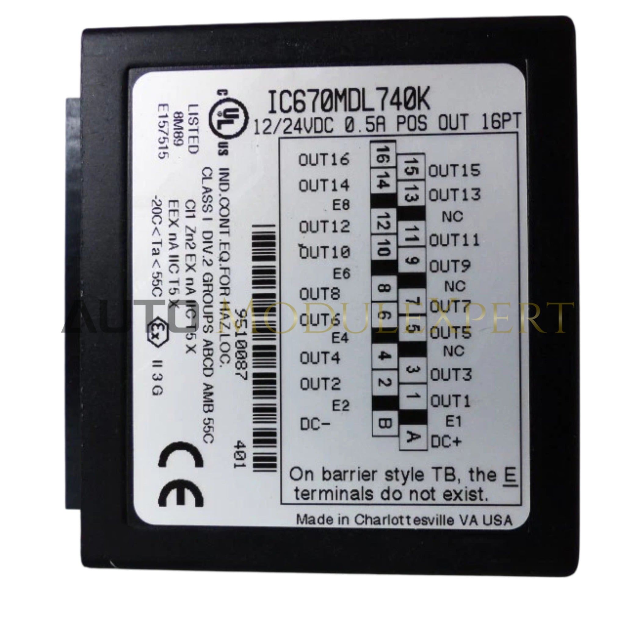 ماژول خروجی گسسته GE Fanuc IC670MDL740K