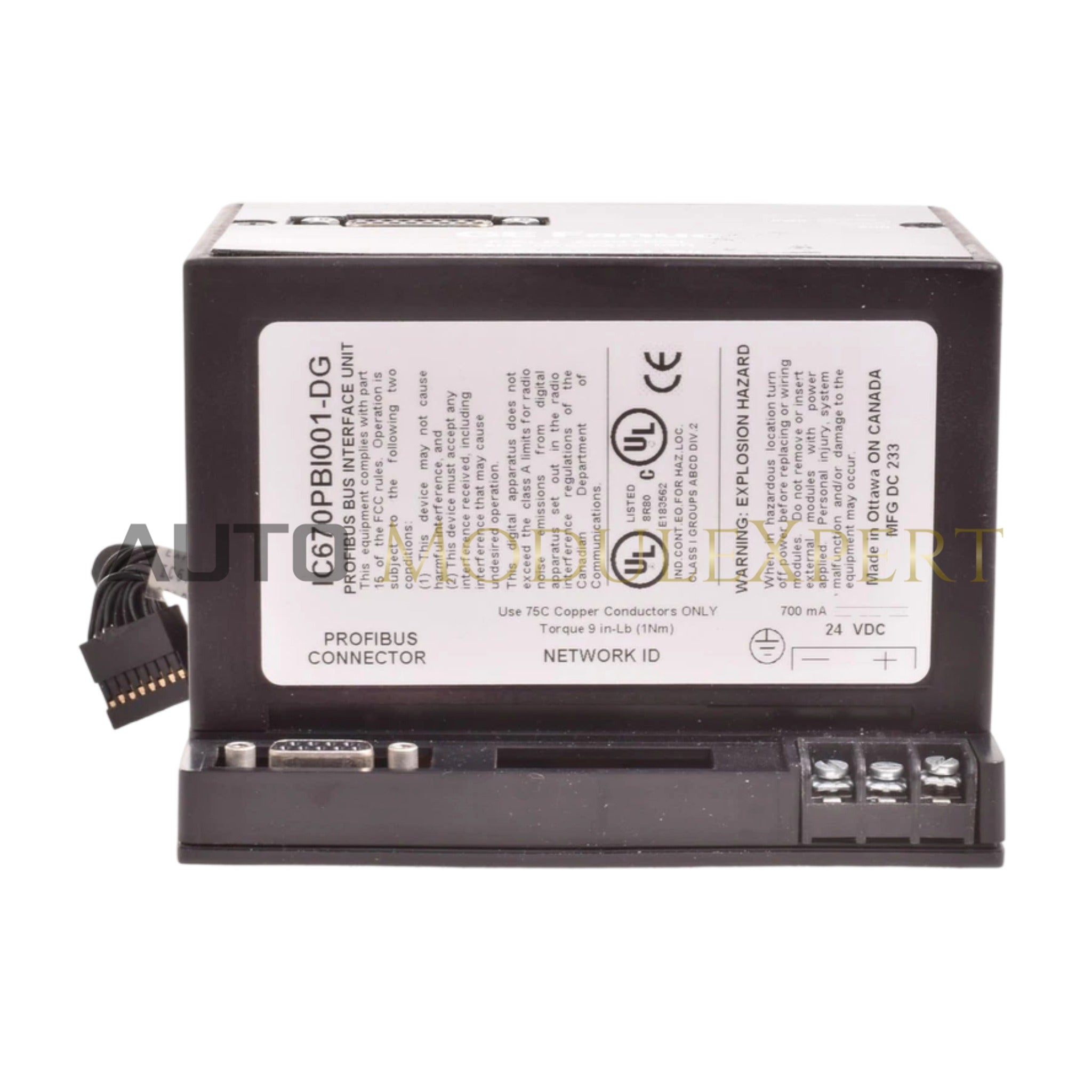 Интерфейсна шина Profibus GE Fanuc Emerson IC670PBI001