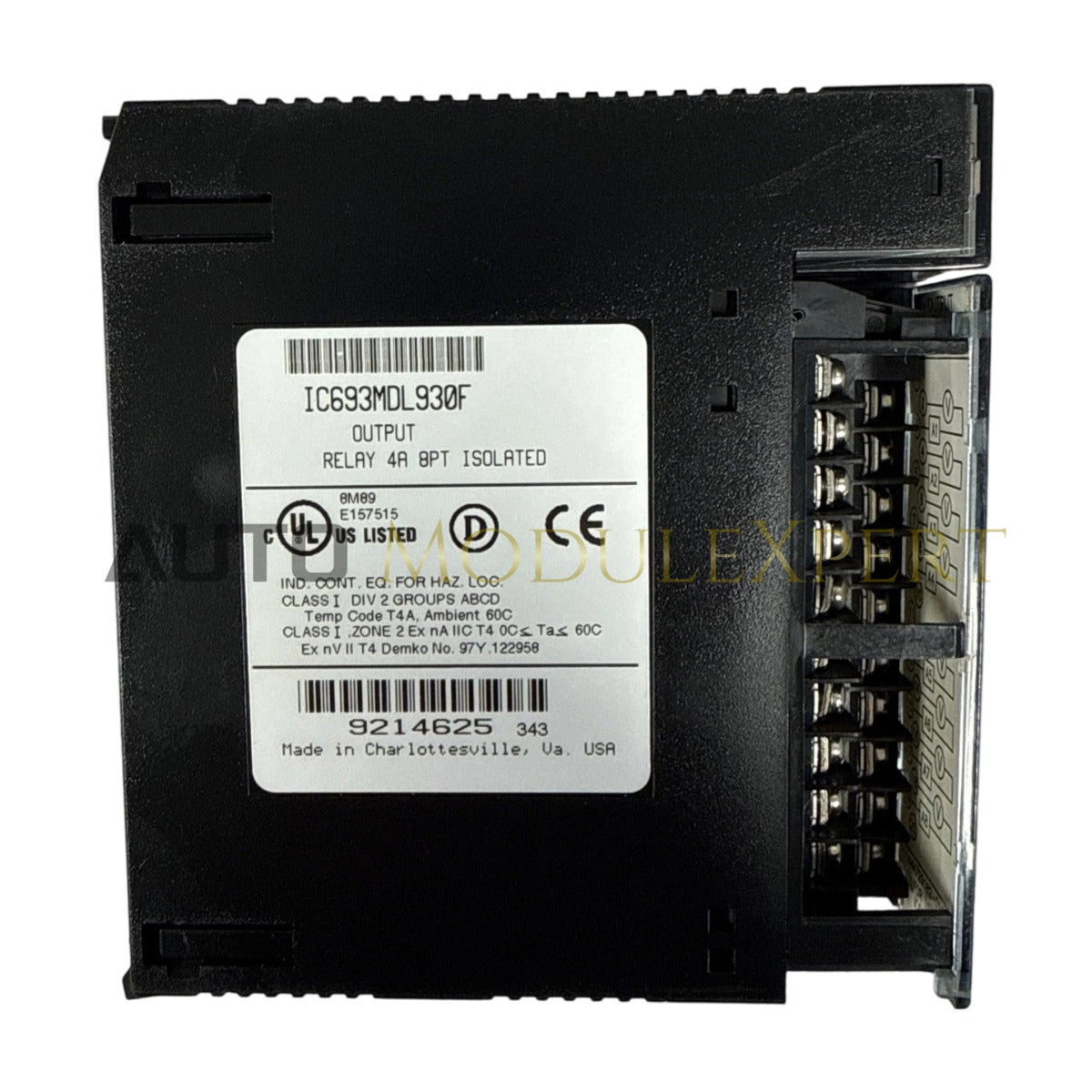 Módulo de Salida de Relé GE IC693MDL930F Serie 90-30