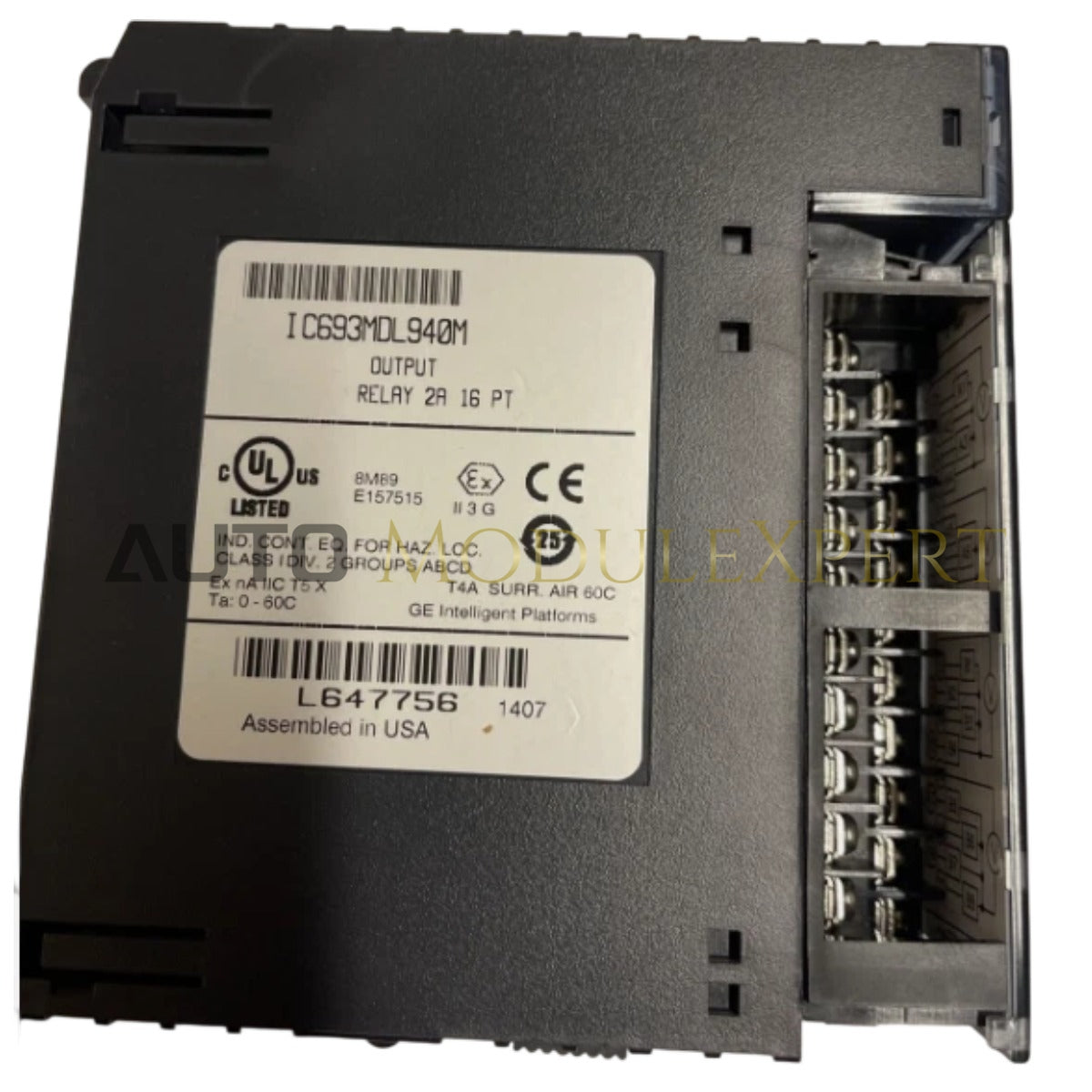 GE Fanuc IC693MDL940M Seri 90-30 Röle Çıkış Modülü