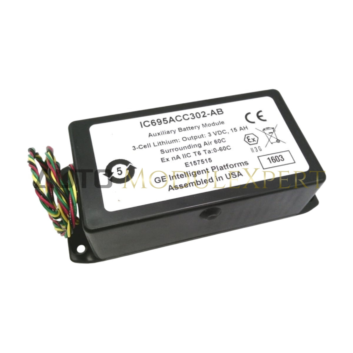 IC695ACC302-AB GE Emerson RX3i แบตเตอรี่สมาร์ทเสริม
