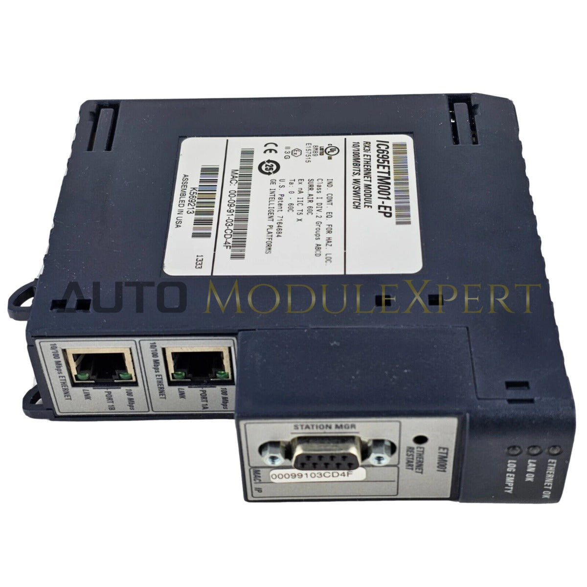 Ethernet Communications Module GE Fanuc Emerson IC695ETM001-EP RX3i PACSystems