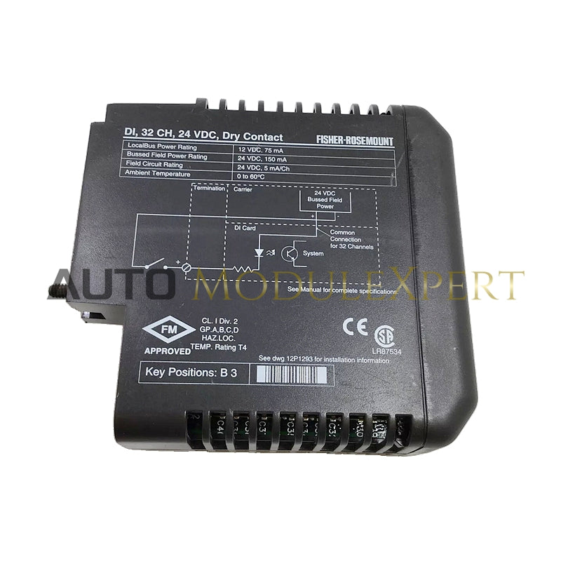 إيمرسون KJ3001X1-CA1 | بطاقة إدخال رقمية بـ 32 قناة