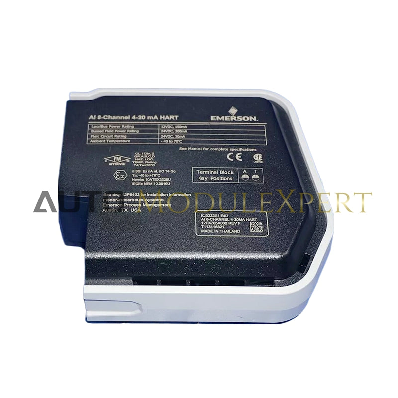 KJ3222X1-BK1 | Emerson | AI 8 каналов 4-20mA HART карта