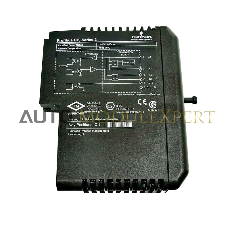 KJ3243X1-BA1 | Emerson Серия 2 ProfibusDP Карта