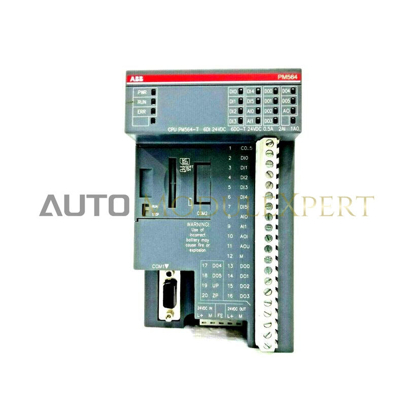 The ABB PM564 CPU from the AC500-eCo series