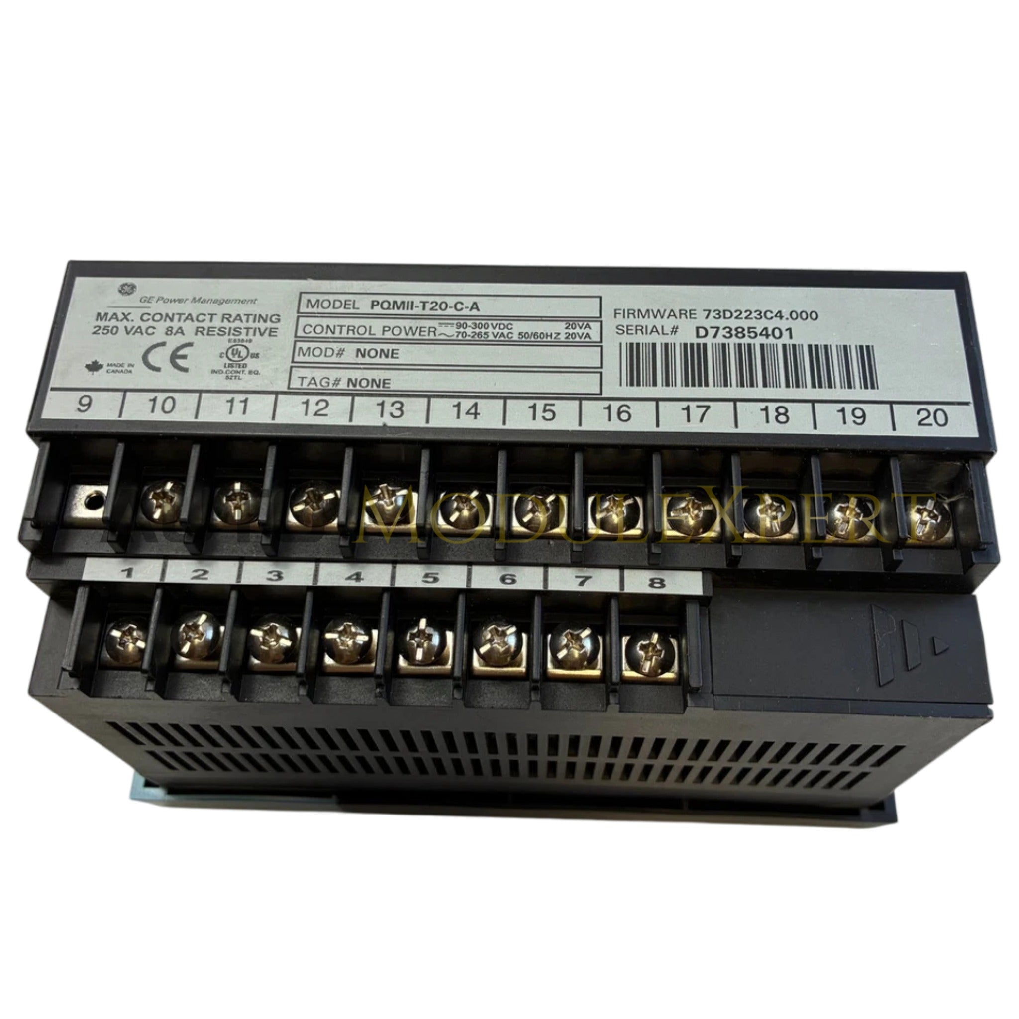 PQMII-T20 Power Quality Meter GE Fanuc