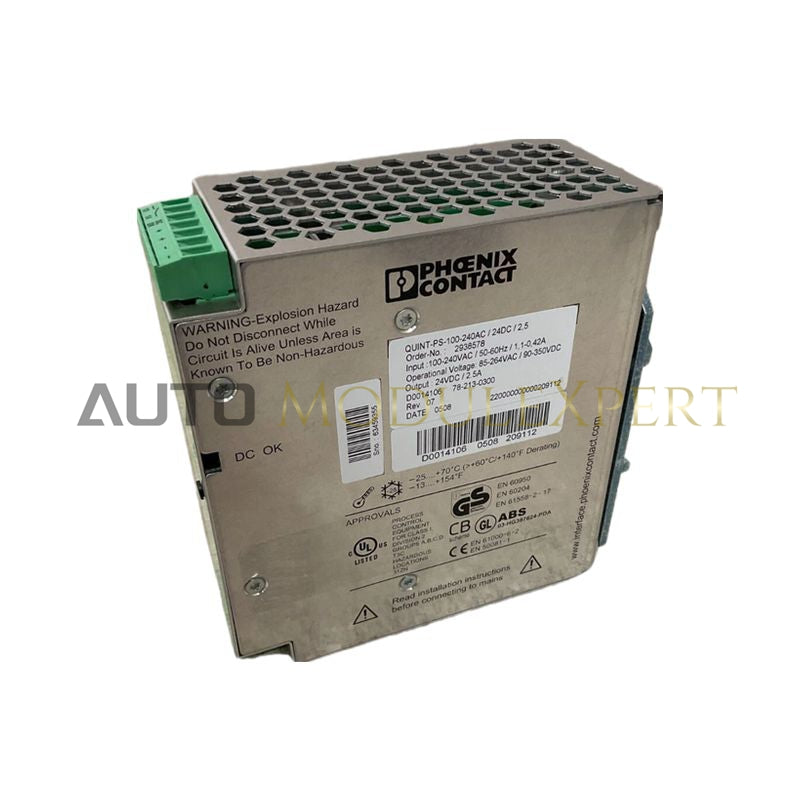 Industrial PSU Phoenix Contact QUINT‑PS‑100‑240AC/24DC/2.5