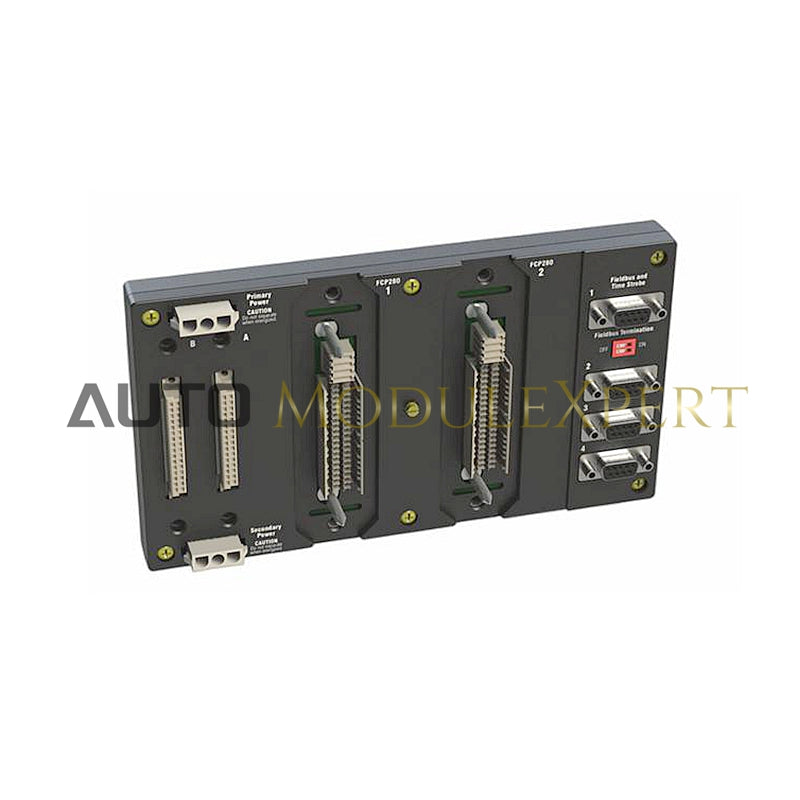 Foxboro RH924YF Standard FCP280 Baseplate for a Vertical Din Rail Mount