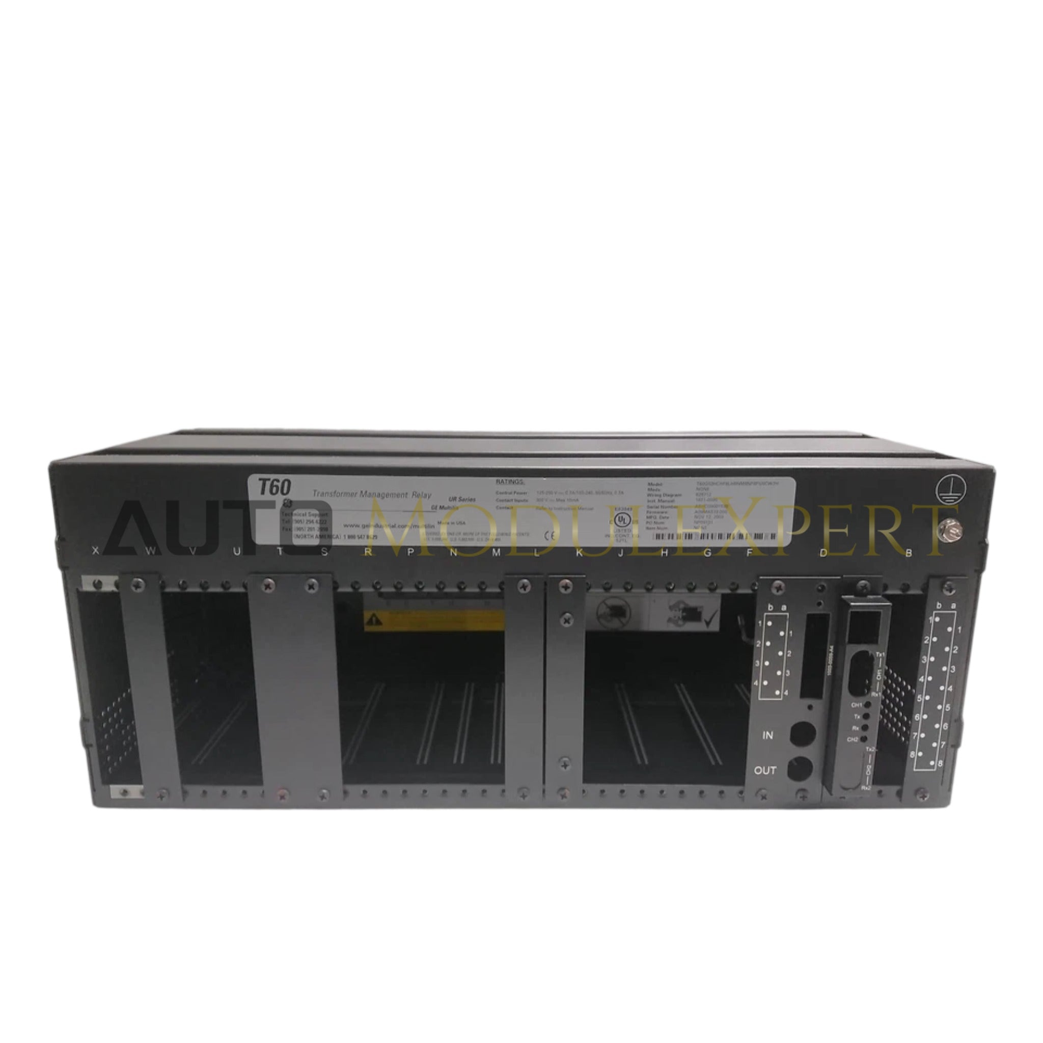 GE T60-U03-HEH-F8L-FBL-H6W-M8N-P6X Transformer Protection System