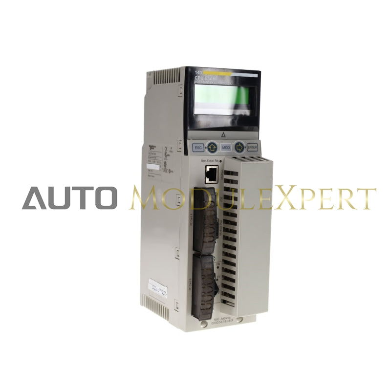 Schneider 140CPU67260 Processador Unity Hot Standby com Ethernet Multimodo