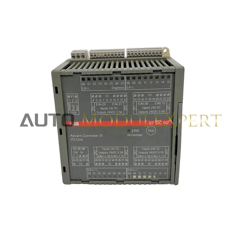 ABB 07DC92 GJR5252200R0101 وحدة الإدخال / الإخراج الرقمية