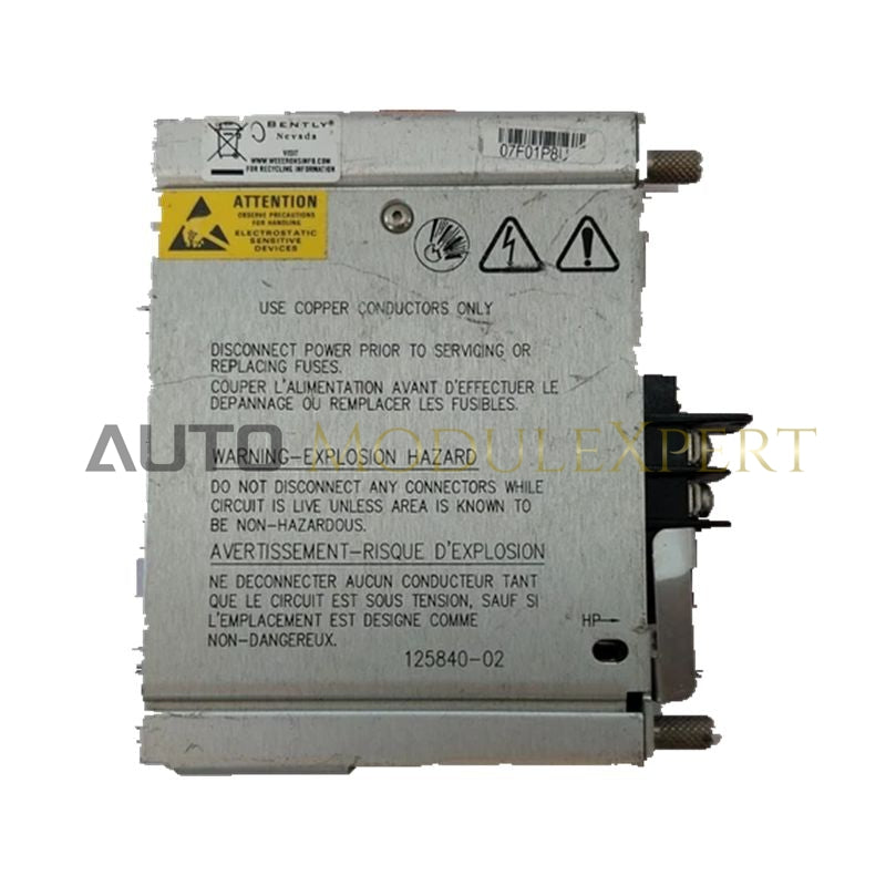 Bently Nevada 125840-02 I/O Module  Industrial Control Solution