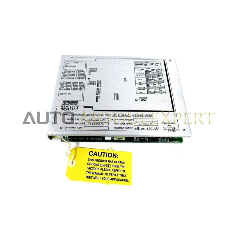 RTD Temperature Monitor Bently Nevada 3300/35
