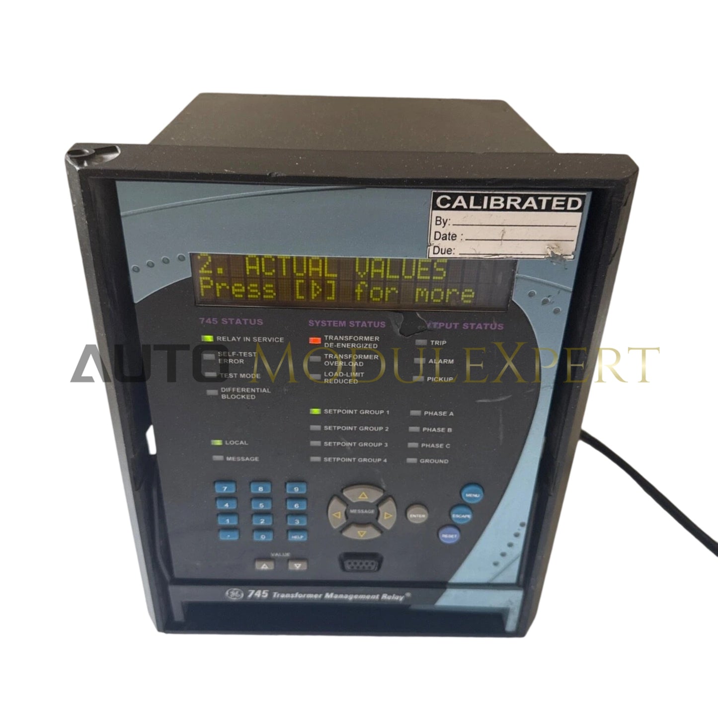 رله حفاظت ترانسفورماتور GE 745-W2-P5-G5-HI-R-L