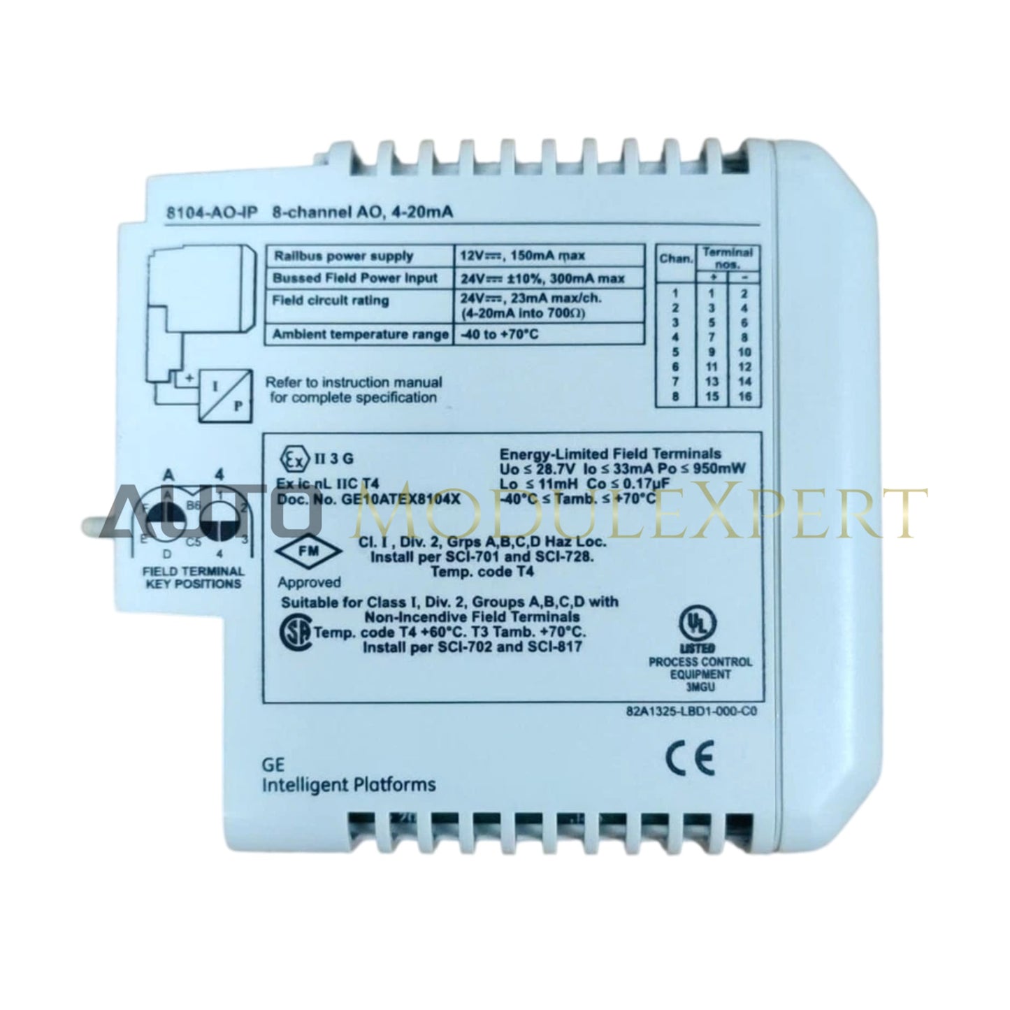 Модуль ввода-вывода турбины General Electric 8104-AO-IP