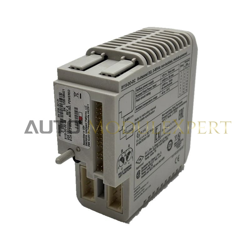 Emerson Digiscroll Module Display Digital Output Module for Automation Systems 8115-DO-DC-04 Emerson ...