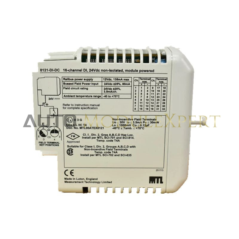 8121-DI-DC-05 Emerson Digital Input Module for DC Signal Acquisition