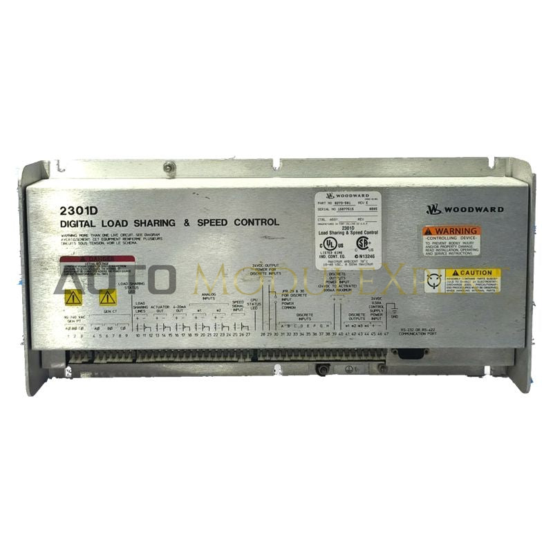 8273-501 Control digital de reparto de carga y velocidad Woodward
