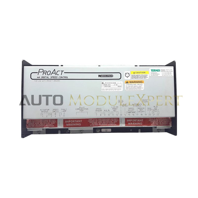 Meridium Proact Module 8400-015 Woodward PROACT MA Digital Speed Control – AutoModuleXpert Ltd.